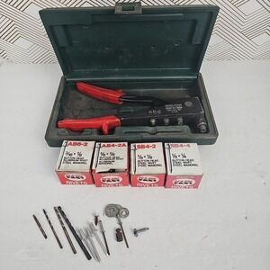 Marson 39001 Marson Riveter HP-2 Rivet Gun Kit In Case with Rivets Klik Fast